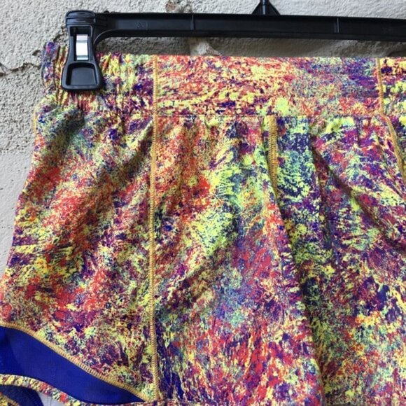 NEW NWT RARE Lululemon Seawheeze Hotty Hot Shorts Woodland Sprint Multi … - Picture 8 of 10